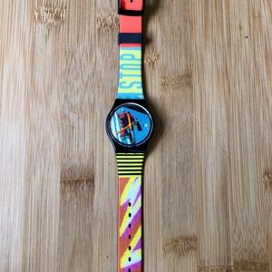 New vintage 1989 Swatch Watch -Taxi Stop